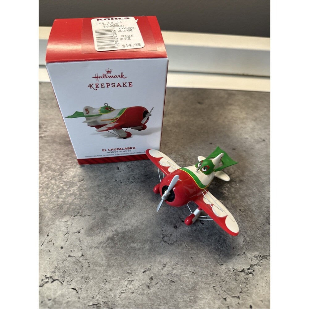 Hallmark Keepsake Ornament 2014 El Chupacabra Airplane Disney Planes